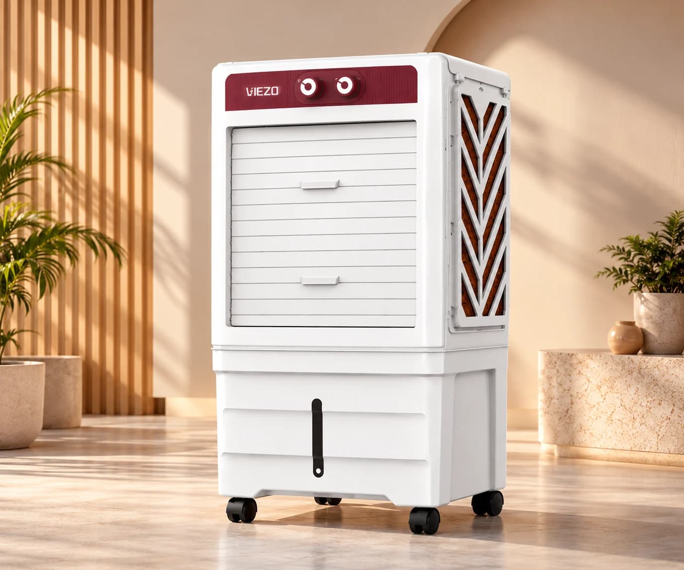 VIEZO Cooler in Warm Minimalist Showroom